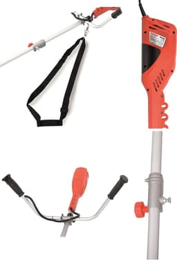 Elektrische Grasmaaier - Grasmaaier - Gazon Onderhoud - 1400 Watt Vermogen - 42 cm Snijbreedte - Rood — thumbnail 4