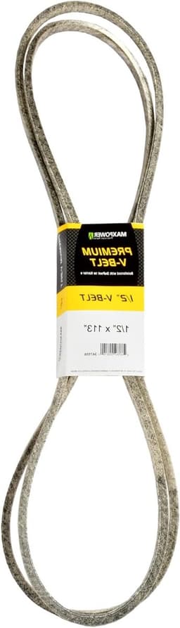 Aandrijfriem - V-snaar - Grasmaaier Onderhoud - Kevlar Versterkt - 1/2" x 113" - Zwart — thumbnail 1
