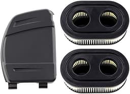 Geschikt voor 2 Luchtfilters met Luchtfilterdeksel voor Briggs & Stratton-motoren Stratton 550E 575EX 575IS 625EXI 650EXI 675EXI 675IS Vervangt 594106 798339 798452 593260 093000 Grasmaaiers — thumbnail 1