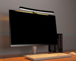 Licht gebogen monitor met verstelbare helderheid en drie lichtmodi voor optimale oogbescherming en comfortabel gebruik gedurende lange uren — thumbnail 5