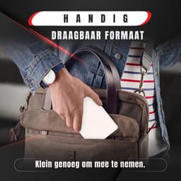 Ploutos® Harde Schijf - Ultradunne Draagbare Harde Schijf - Draagbare Harde Schijf voor PC, Laptop & Console - Wit - 12cm x 8cm x 1cm — thumbnail 4