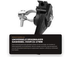 Grasmaaier Gashebel Vervanging - Universele Gashebel - Geschikt voor Borstelsnijder - 23~27mm Stuur - Tuin/Gereedschap - Comfortabele Koopervaring - Gashendel
