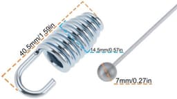 Bowdenkabel 250 cm - Aandrijfkabel - Gaskabel - Motorrem - Wielaandrijving - Duurzaam metaal — thumbnail 2