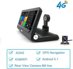 Dashcam voor Auto - 7.84" 4G Android Dashcam – GPS Navigatie, 1080P Full HD, Achteruitrijcamera, Dual Lens, ADAS Rijhulp, WiFi, Bluetooth, Parkeermodus, Loop Recording - Zwart — thumbnail 5