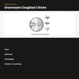 Grasmaaier Zaagblad Set 3 Stuks - Gelegeerd Staal - 40/60/80 Tanden - Vervangingsbladen - Geschikt voor Bosmaaier - Hoogwaardige Kwaliteit — thumbnail 3