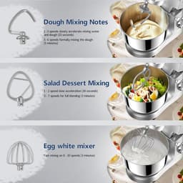 SnelShoppen - Blender 4.5L 1500W - Keukenmachine met 10 snelheden - RVS, Zilver - Perfect voor Bakken, Koken en Mixen voor het Gezin — thumbnail 4