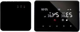 Slimme Thermostaat - Programmeerbare Kamerthermostaat - Temperatuur Regelen - App en Spraakbesturing - 135mm - Zwart — thumbnail 1