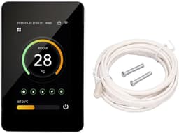 Slimme Thermostaat - Digitale Regelaar - Huisverwarming Instellen - 4.3 Inch Verticaal Scherm - 16A Verwarming - Zwart — thumbnail 3