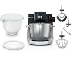 Serie 6 Keukenmachine met weegschaal en timer 1600 W Zwart, RVS MUMS6ZS18