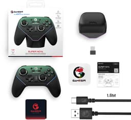 GameSir Super Nova Game Controller - Draadloos - Bluetooth - Switch/Switch 2/PC/Mobile - Groen — thumbnail 5