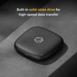 Persoonlijke Backup Hub - Draadloze Opslag - Bestanden Overzetten - Lokale Opslag Zonder Abonnement - 2 TB - Zwart — thumbnail 2