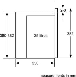 Geïntegreerde Magnetron - Inbouw Magnetron - Keuken Gemak - Compact Design - 19.69 x 10.8 cm - Wit — thumbnail 3