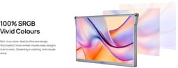 ARZOPA E1 Dual Portable Monitor - 2x 15.6 Inch Full HD IPS - Opvouwbare Dual Screen Laptop Monitor - USB-C & Mini HDMI - Aluminium — thumbnail 2