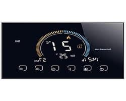 Slimme Thermostaat - Wi-Fi Regelaar - Verwarming Regelen - Intuïtief Kleurendisplay - 48 Inch Scherm - Zwart