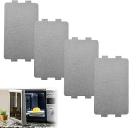 SnelShoppen - Magnetron Mica Plaat - Magnetron Gids Deksel voor Magnetron - Mica Schijf voor Magnetron - Golfgeleider Deksel Mica Platen - Magnetron R — thumbnail 1