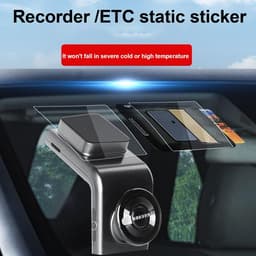 SnelShoppen - Pack van 10 Dubbelzijdige Lijmplaten voor Dashcam, Anti-statische Folie, 10 Stuks, 4x3cm, Auto Accessoires voor Eenvoudige Bevestiging — thumbnail 5