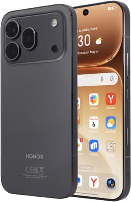 HONOR 600 Pro - 5G Smartphone - 12GB RAM 512GB - 200MP OIS Camera - 6.57" AMOLED - Zwart — thumbnail 1