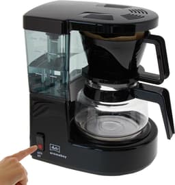 Koffiezetapparaat - Filterkoffiezetter - Koffie Zetten - Ruimtebesparend Ontwerp - Voor 2 Kopjes - Zwart — thumbnail 4