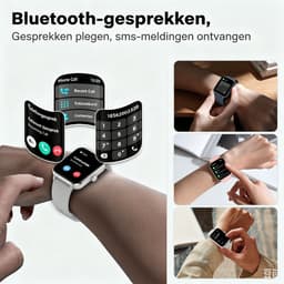 Blackview Smartwatch - R50 - Stappenteller - Hartslagmeter - fitnesstracker - Watch Dames & Heren - SOS - fitnesshorloge - Android & iOS - Grijs — thumbnail 5