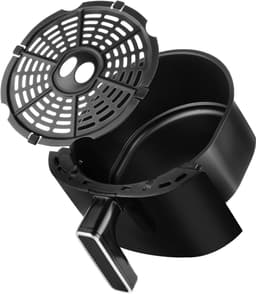 QIN® Mini airfryer - Airfryer - Airfryer klein - Zwart - ‎26cm x 30cm x 35cm — thumbnail 5