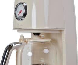 Koffiezetapparaat - Crèmewit - Retro Design - 900 Watt - Voor 4-12 Kopjes — thumbnail 2