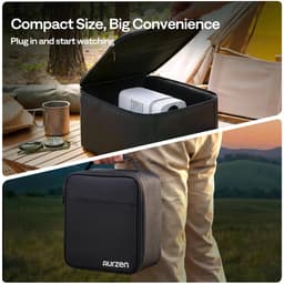 Aurzen EAZZE D1 Air Smart Mini Beamer – Full HD 1080P – 300 ANSI – Netflix – Prime Video – YouTube – Thuis bioscoop - Bluetooth 5.2 – HDR10 – Dolby Audio — thumbnail 5
