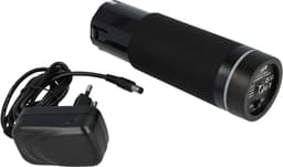 Oplaadset Massageapparaat - Batterij en Lader - Herstel Bevorderen - Compleet Vervangingsonderdeel - 2400mAh - Zwart — thumbnail 1