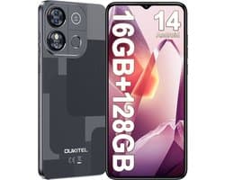 OUKITEL C57 PRO Mobiele Telefoon met 128 GB Opslag, 4300 mAh Accu, Android 14, 6,52 duim HD-scherm