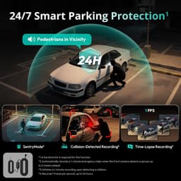 Dashcam voor auto - Zwart - G980H 4CH zonder kaart - 4-kanaals 3K + 3 x 1080p met GPS en 3,18 inch IPS-scherm - Voor volledige rijveiligheid — thumbnail 4