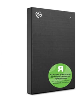 Externe Harde Schijf - Draagbare Opslag - Bestanden Opslaan - Wachtwoordbeveiliging - 2 TB - Zwart — thumbnail 1
