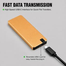 Externe harde schijf 1TB - ultra slim - compatibel met PC en Mac - opslag voor laptop - ShopVlot — thumbnail 3