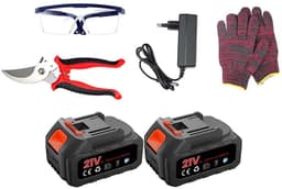 CRLYN® Grasmaaier Elektrisch - Grastrimmers met Accu - Rood — thumbnail 2
