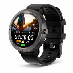 Evy24 Smartwatch EV1 GPS 42mm - GPS Smartwatch Dames & Heren - AMOLED Sporthorloge - Bluetooth Bellen - 5ATM Waterdicht - GPS Horloge - Hartslagmeter - 170+ Sportmodi - iPhone & Android - Gunmetal — thumbnail 1