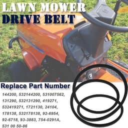 Grasmaaier Aandrijfriem Vervanging 1/2" x 88" - Compatibel met Husqvarna - Voor AYP/Rijmaaier - Onderdeelnummer 144200 - Geschikt voor 42" Maaidek - Schokbestendig en duurzaam — thumbnail 3