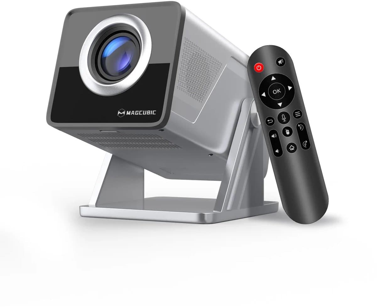 Archi Smart Beamer – Projector - Native Full HD – 8K Ondersteuning – 1000 ANSI – Android 14 – WiFi – Bluetooth – Spraakafstandsbediening — afbeelding 1