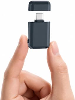 64GB Mini Voice Recorder - Digitale Spraakrecorder met DSP Ruisonderdrukking - USB-C OTG Audio Recorder met Spraakactivatie VOR - Eénknops Opnameapparaat voor Studie, Vergaderingen en Interviews — thumbnail 1