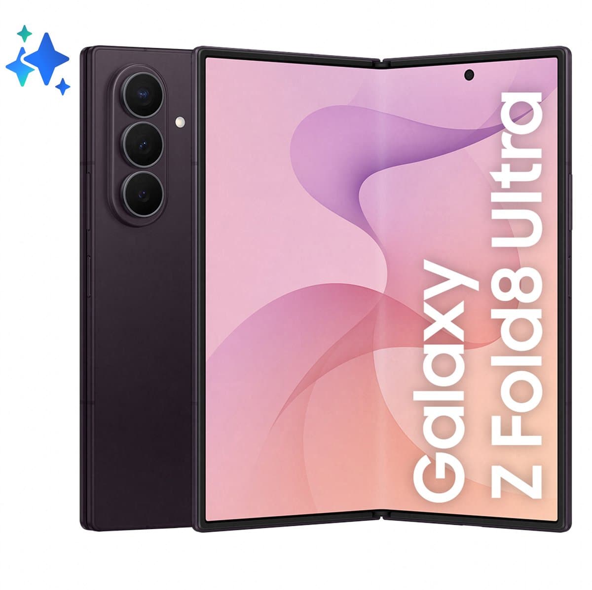 Samsung - Galaxy Z Fold8 Ultra 5G - 1TB - Violet Shadow — afbeelding 1