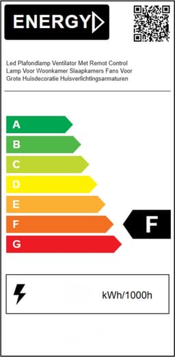 Witte Plafondventilator met Verlichting - Ventilator Lamp Plafond - Kroonluchter Ventilator - LED lamp - Stille Ventilator - Afstandsbediening - Dimbaar - Woonkamer Lamp - Ventilator Lampen - Slaapkamer lamp - Eetkamerlamp — thumbnail 2