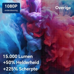 VLSelect® Beamer mini - Projectie scherm - Thuisbioscoop — thumbnail 2