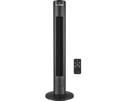 Bloomfold Toren Ventilator - 38 inches - Zwart - Afstandsbediening - Slaapstand - 12 uur Timer - Full Led Display