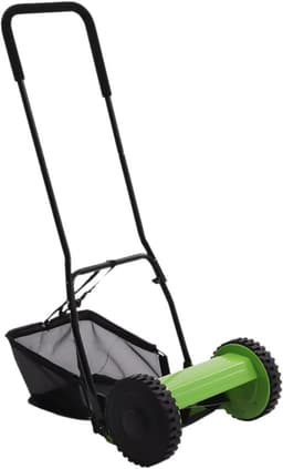 Handgrasmaaier - Duwmaaier Grasveger - Gazon Onderhoud - 5 Messen - 30cm Maaibreedte - Groen — thumbnail 1