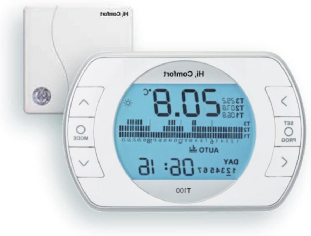 Slimme Thermostaat - Klimaatregelaar App - Comfort Thuis - App Bediening - 8 Zones - Wit — afbeelding 1