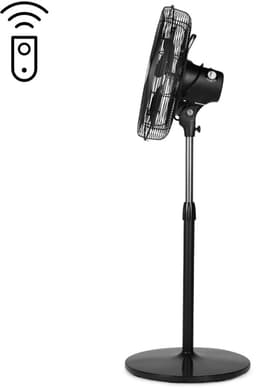 Staande ventilator ø50cm 75W met afstandsbediening zwart — thumbnail 3