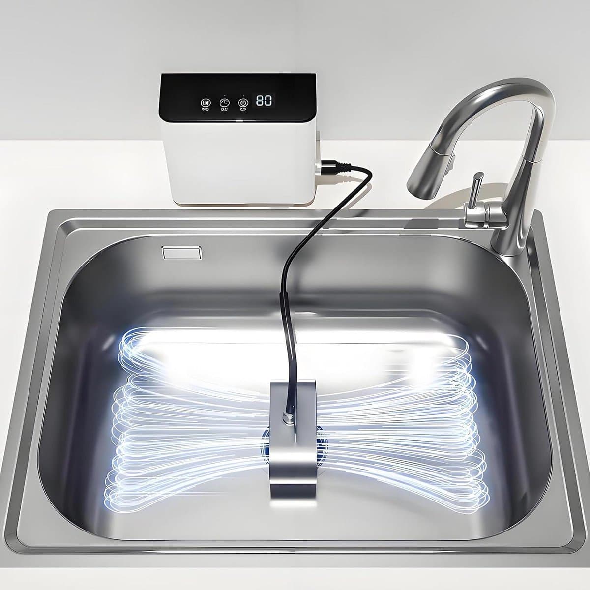 Compacte Vaatwasser - Multifunctioneel Apparaat - Servies Reinigen - Geen Installatie Nodig - 3 kg Gewicht - Meerkleurig — afbeelding 1