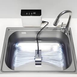 Compacte Vaatwasser - Multifunctioneel Apparaat - Servies Reinigen - Geen Installatie Nodig - 3 kg Gewicht - Meerkleurig — thumbnail 1