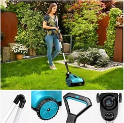 Elektrische Grasmaaier - Draadloze Trimmer - Tuinonderhoud - Borstelloze Motor - 21 cm Snijdiameter - One Color — thumbnail 5