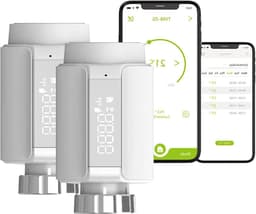 Slimme Radiator Thermostaat - Thermostaatkraan Zigbee - Energie Besparen - App en Spraakbesturing - M30 x 15 - Wit — thumbnail 1
