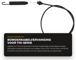 Dailygoods- Grasmaaier Bowdenkabelvervanging - Duurzaam - Eenvoudige Installatie - Compatibel met 746-04173D/E - Betrouwbare keuze - Verbeterde prestaties - Maaiersnoer — thumbnail 1