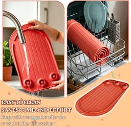 SnelShoppen - Mixer Slider Mat voor Staande Mixer - 3 Opbergvakken voor Accessoires - Siliconen Schuifmat voor 5 Liter Keukenmachine - Ideaal voor Keu — thumbnail 5