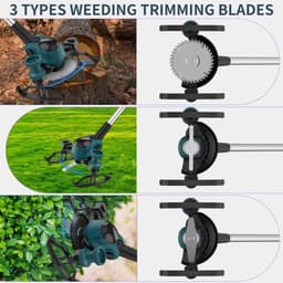 21V Krachtige Grasmaaier Machine Draadloze Onkruid Wacker Elektrische Eater Mini Maaier Wieden Trimmen Tool G — thumbnail 2